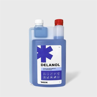 Деланол - средство для дезинфекции, ПСО и стерилизации инструментов от Dezik, 1л 1225 фото